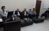 پیگیری آخرین وضعیت استاد اسدپور توسط رئیس اداره فرهنگ و ارشاد اسلامی مسجدسلیمان و جمعی از هنرمندان