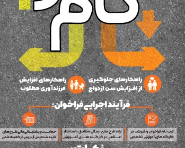 اعلام فراخوان “گام نو” برای جذب ایدههای برتر در راستای حل بحران جمعیت اعلام فراخوان “گام نو” برای جذب ایدههای برتر در راستای حل بحران جمعیت