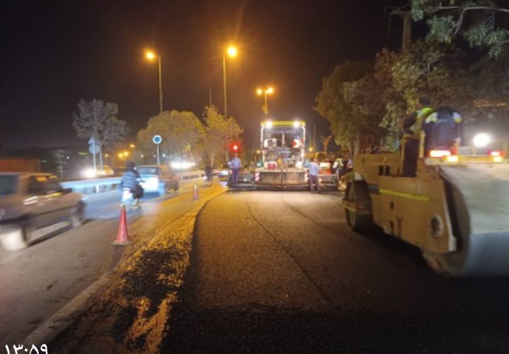 روکش آسفالت میدان جوان به وسعت ۵۰ هزار متر مربع روکش آسفالت میدان جوان به وسعت ۵۰ هزار متر مربع