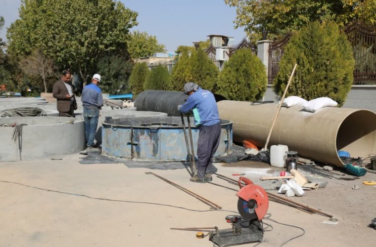 اصلاح شبکه فاضلاب بلوار طالقانی شاهین شهر به روش نوین و مکانیزه TBM