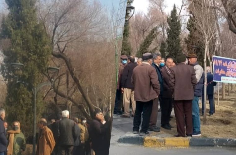 تجمع اعتراضی بازنشستگان و شاغلین مخابرات استان اصفهان جهت احقاق حق تجمع اعتراضی بازنشستگان و شاغلین مخابرات استان اصفهان جهت احقاق حق