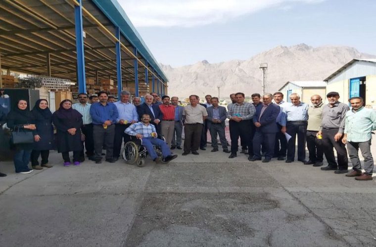 بازدید مدیر مخابرات اصفهان از انبار مرق بازدید مدیر مخابرات اصفهان از انبار مرق