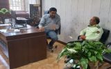 دیدار نماینده فرمانده نیروی انتظامی شهرستان نجف آباد با رئیس شبکه دامپزشکی شهرستان دیدار نماینده فرمانده نیروی انتظامی شهرستان نجف آباد با رئیس شبکه دامپزشکی شهرستان
