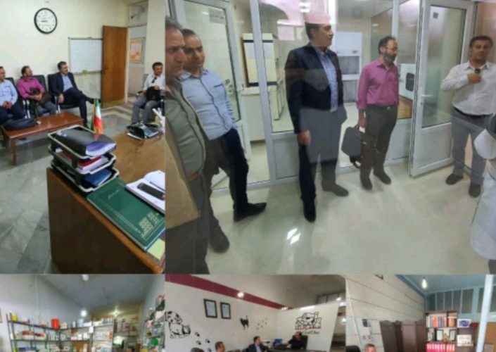 بازدید رئیس اداره تشخیص و درمان و کارشناسان آزمایشگاه مرکزی اداره کل دامپزشکی استان از مراکز بخش خصوصی دامپزشکی شهرستان خوانسار بازدید رئیس اداره تشخیص و درمان و کارشناسان آزمایشگاه مرکزی اداره کل دامپزشکی استان از مراکز بخش خصوصی دامپزشکی شهرستان خوانسار