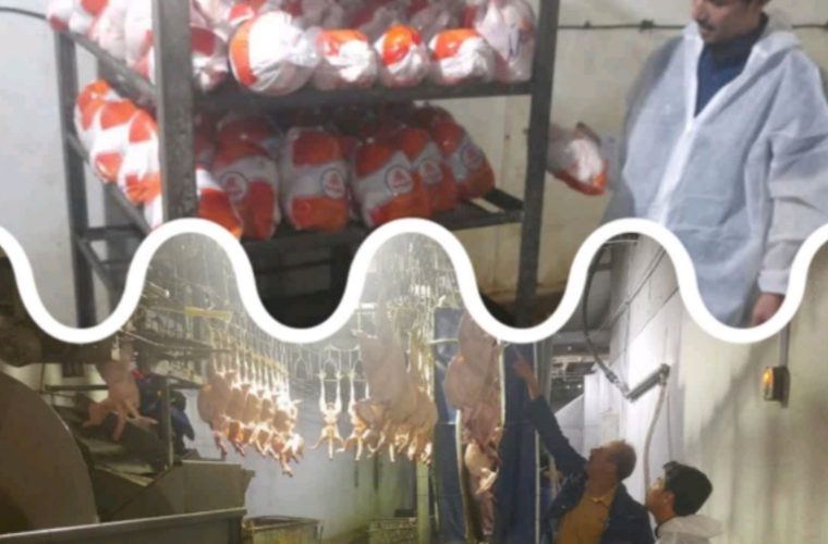 بازدید سرزده رئیس شبکه دامپزشکی شهرستان تیران و کرون از کشتارگاه طیور شهرستان