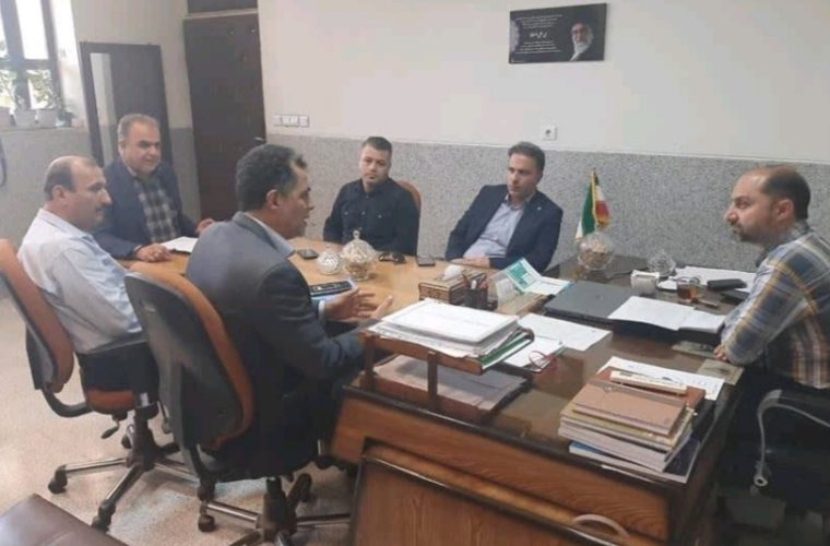 دیدار معاون توسعه مدیریت و منابع اداره کل دامپزشکی استان اصفهان با فرماندار شهرستان برخوار