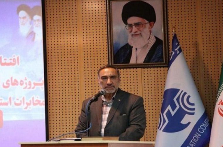 آئین افتتاح و بهره برداری از پروژه فیبرنوری شهرک صنعتی صفادشت،برگزار شد