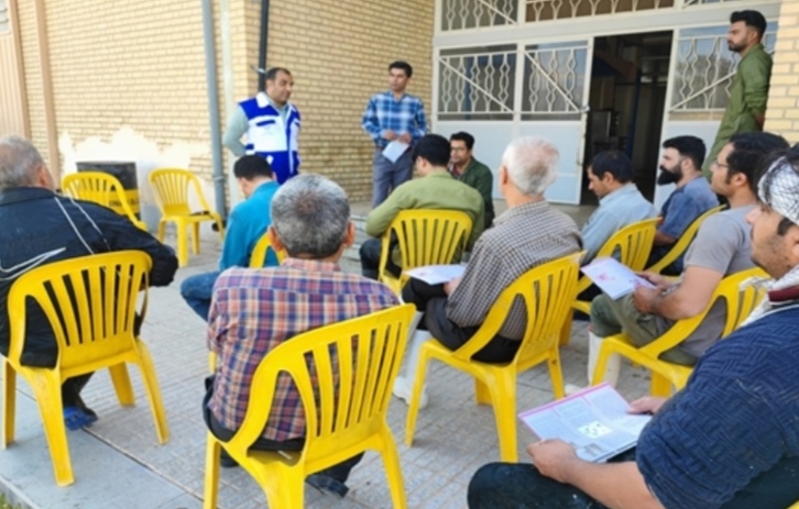 برگزاری کلاس آموزشی آشنایی با بیماری تب کریمه کنگو در کشتارگاه دام شهرستان تیران و کرون