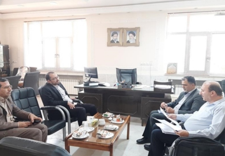 دیدار معاون توسعه مدیریت و منابع اداره کل دامپزشکی استان اصفهان با فرماندار شهرستان نائین
