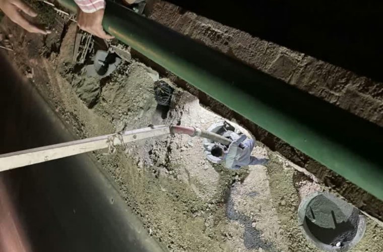 آغاز عملیات بتن‌ریزی اولین شمع‌های پروژه تعریض بزرگراه شهید خرازی