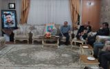 دیدار مدیر مخابرات اصفهان با خانواده شهید مدافع حرم حمیدرضا باب الخانی