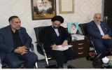 دیدار مدیر عامل شرکت مخابرات ایران با امام جمعه کاشان