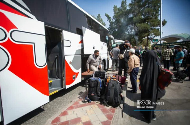 اعزام بیش از ۳۸ هزار زائر پیاده‌روی اربعین از پایانه‌های مسافربری اصفهان