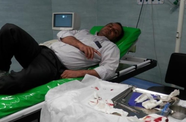 واکسیناتور شبکه دامپزشکی شهرستان مبارکه در حین واکسیناسیون مصدوم و راهی بیمارستان شد