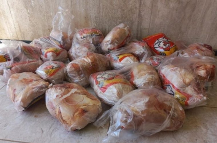 کشف، ضبط و معدوم سازی ۵۴کیلوگرم مرغ فاسد و غیر بهداشتی در شهرستان فریدونشهر