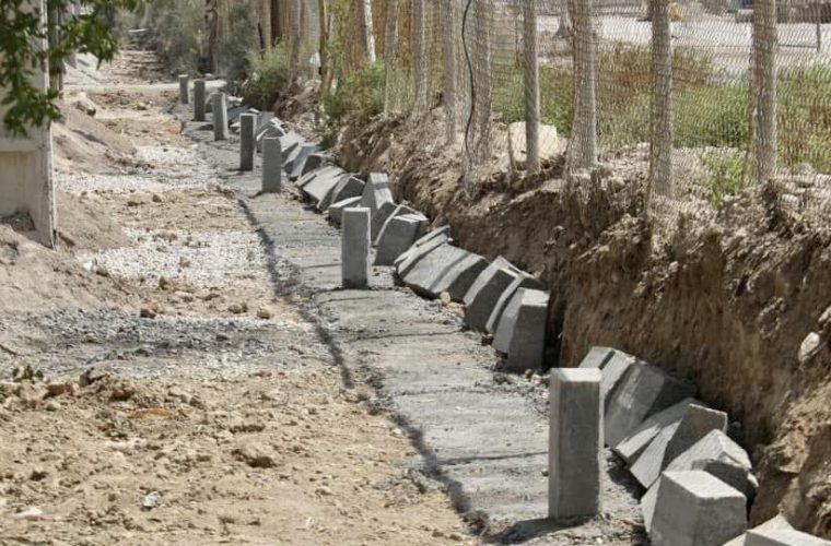 پیاده رو سازی حدفاصل بازار ماهی فروشان تا پارک ساحلی اروند