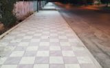 فاز اول نصب چراغ های روشنایی پیاده رو منطقه بی بی یان آغاز شد