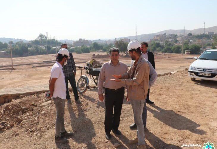 بازدید میدانی آرش قنبری شهردار مسجدسلیمان از پروژه های در دست اقدام مناطق مختلف شهری