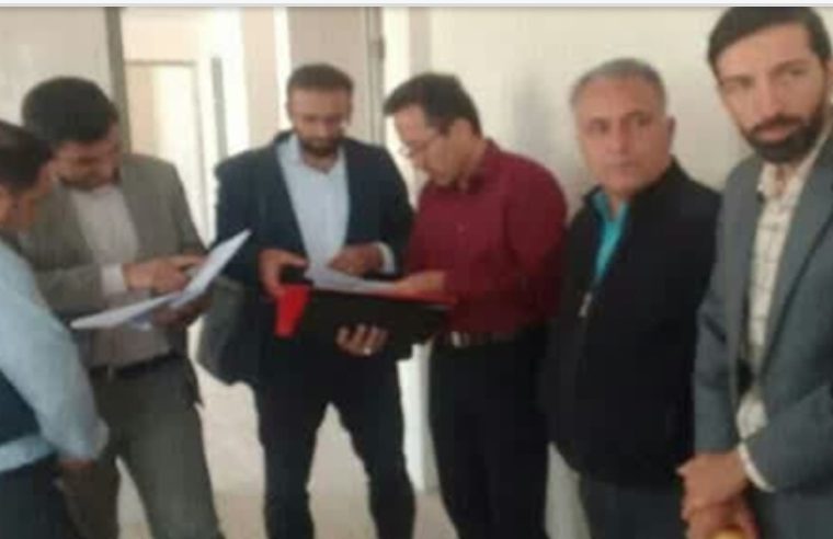 بازدید از کشتارگاه دام در حال احداث شکوفه بهاران در شهرستان خمینی شهر