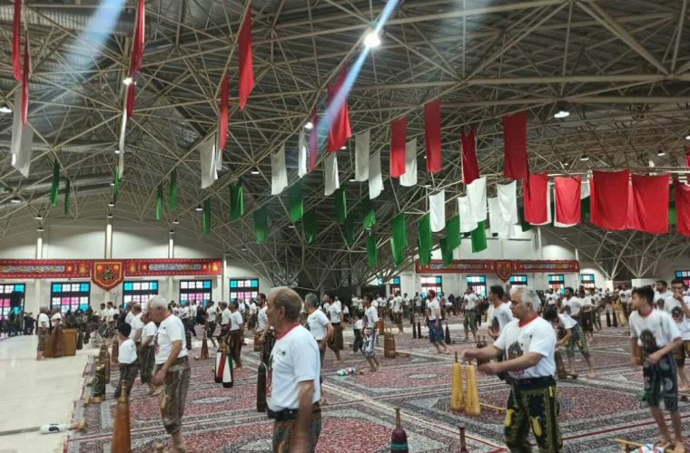 برگزاری همایش «پهلوانان شهیدان تا ابد زنده» در گلستان شهدا