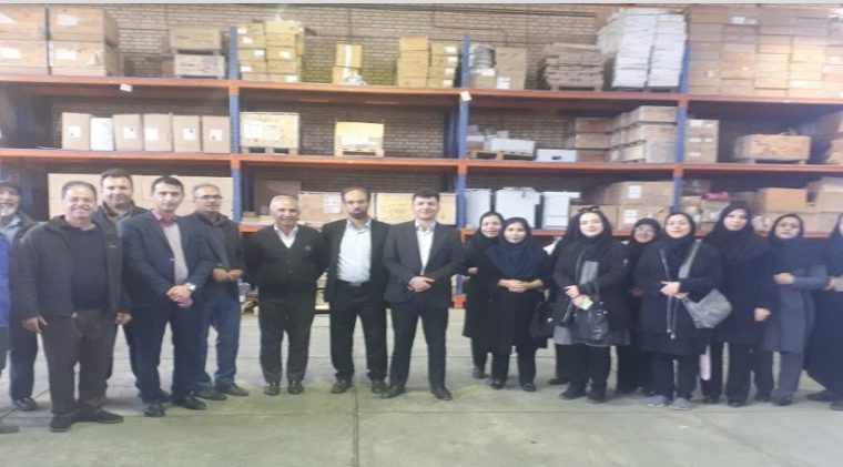 بازدید رئیس و کارکنان اداره پرداخت ها از انبار مرق