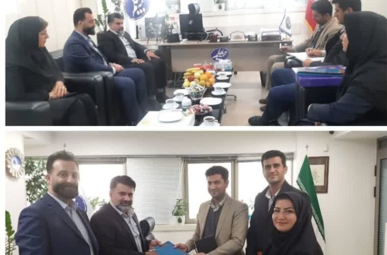 دیدار معاون توسعه مدیریت و منابع اداره کل دامپزشکی استان اصفهان با مدیر شرکت بیمه معلم مجتمع اصفهان