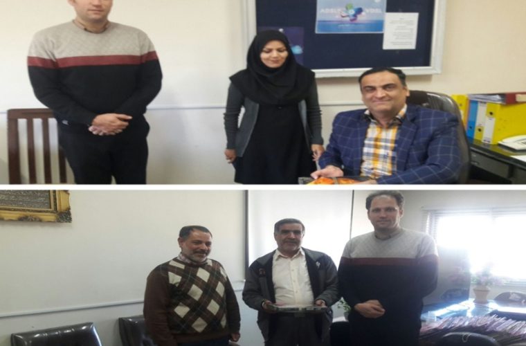 تجلیل از دو نفر از همکاران اداره مخابرات تیران و کرون