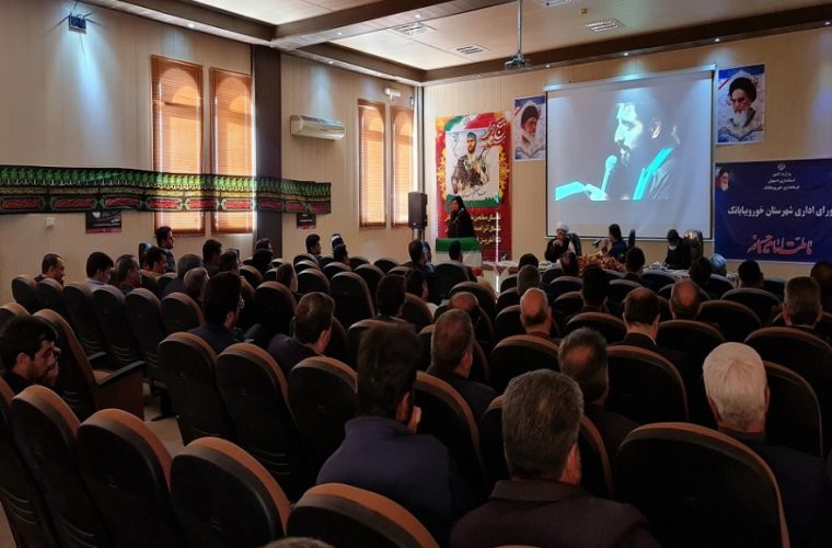 حضور رئیس مخابرات خور و بیابانک در جلسه شورای اداری شهرستان