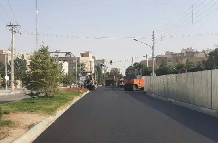 اجرای ۳۵ هزار مترمربع آسفالت در منطقه ۲ از ابتدای سال