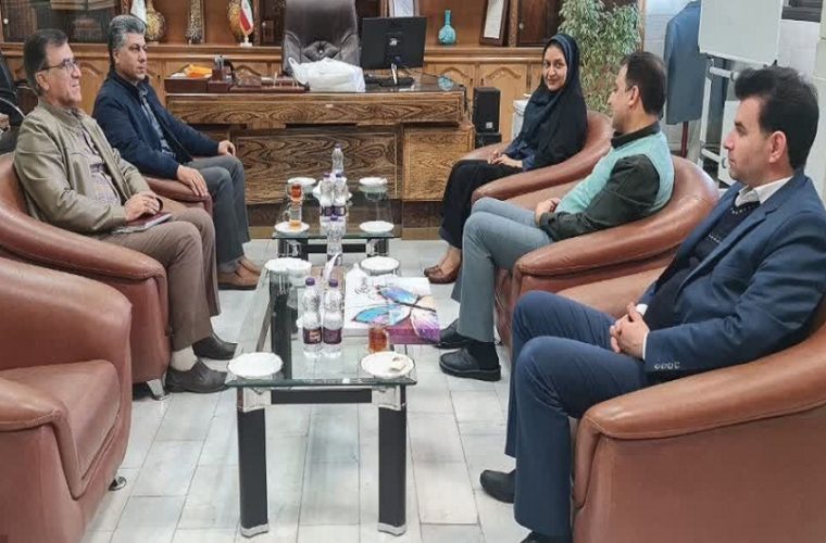 دیدار رئیس اداره مخابرات شهرضا با شهردار جدید شهر  