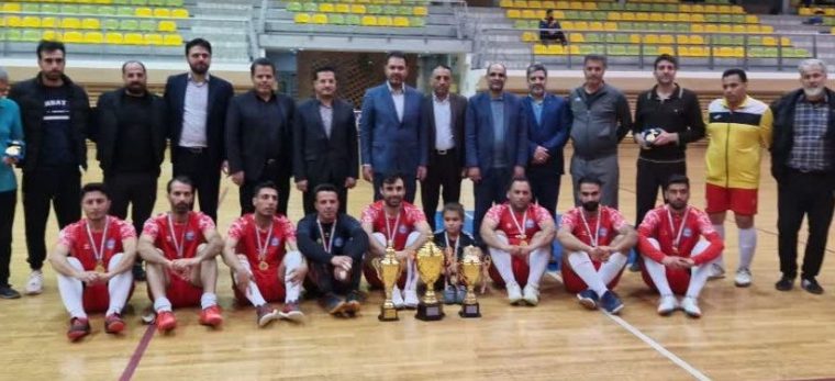 قهرمانی تیم فوتسال آبفای استان اصفهان در رقابت های صنعت آب و برق استان