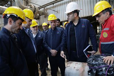 بازدید مهندس ناصری از روند راه اندازی ایستگاه تزریق گاز مارون بازدید مهندس ناصری از روند راه اندازی ایستگاه تزریق گاز مارون