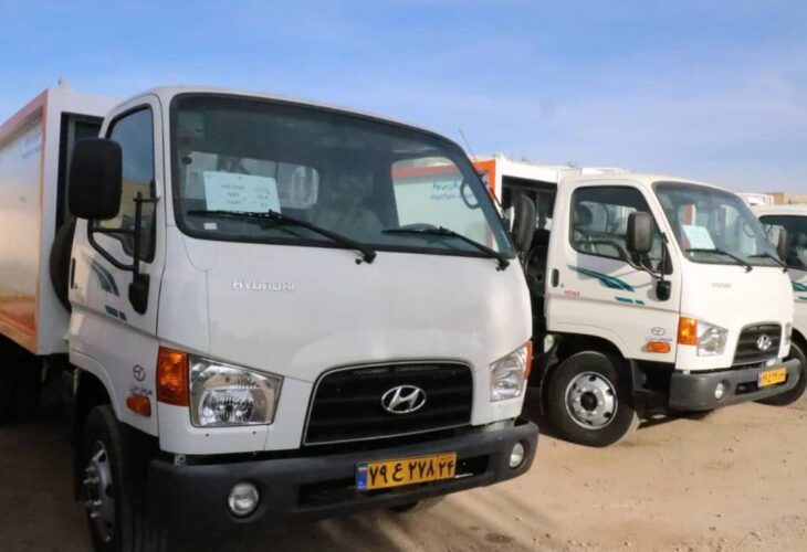 خریداری و اضافه شدن ۱۰ دستگاه خودرو خدماتی به ناوگان موتوری شهرداری مسجدسلیمان خریداری و اضافه شدن ۱۰ دستگاه خودرو خدماتی به ناوگان موتوری شهرداری مسجدسلیمان