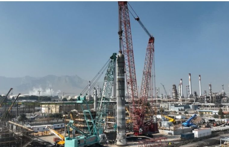 راکتور پروژه زیست محیطی تصفیه نفت سفید شرکت اکسیر ایرانیان نصب شد