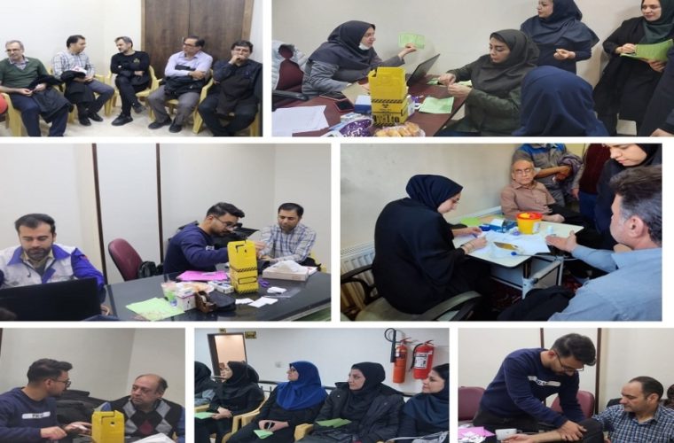 انجام غربالگری سلامت کارکنان در ستاد مخابرات منطقه اصفهان انجام غربالگری سلامت کارکنان در ستاد مخابرات منطقه اصفهان