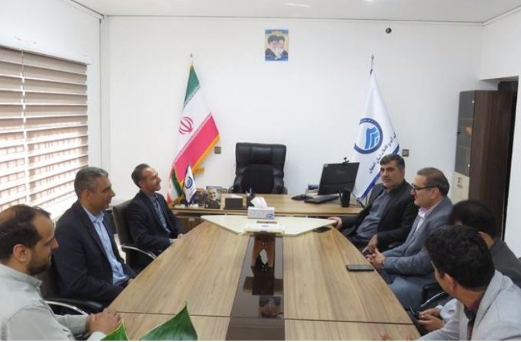 دیدار مدیر منطقه ۱۵ شهرداری با مدیر امورآبفای منطقه شش اصفهان