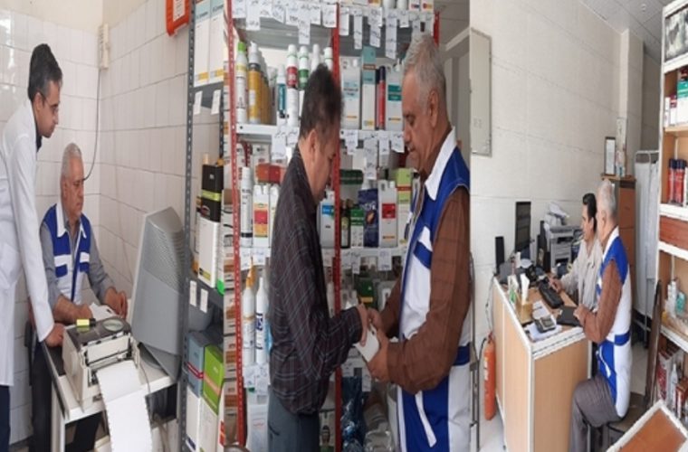 بازدید و نظارت بر فعالیت داروخانه های دامپزشکی در شهرستان نائین