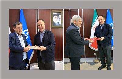 تقدیر ۲ مسئول اجرایی از مدیرعامل نفت و گاز مارون تقدیر ۲ مسئول اجرایی از مدیرعامل نفت و گاز مارون