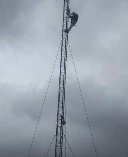 تعویض لینک رادیوئی ایستگاه پمپاژ رضوانشهر تعویض لینک رادیوئی ایستگاه پمپاژ رضوانشهر