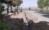 اصلاح شبکه آب روستای اوره نطنز