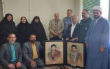 دیدار با خانواده شهید مخابراتی در فریدون شهر