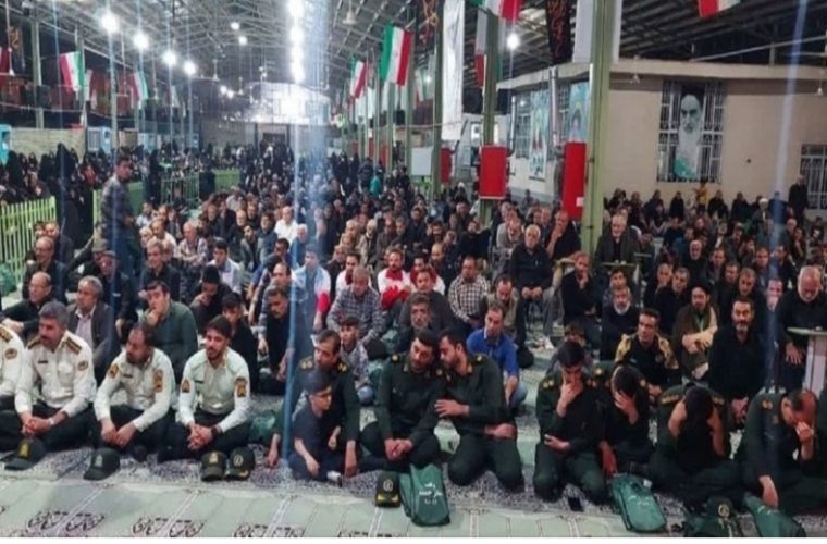 حضور کارکنان مخابرات خمینی شهر در مراسم بزرگداشت شهدای خدمت