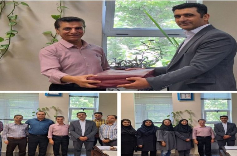 تقدیر از همکار بازنشسته اداره فروش تجاری