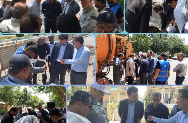 بررسی مشکلات شبکه فاضلاب در بازدید مدیر عامل آبفای استان اصفهان از منطقه ۴ شهر اصفهان بررسی مشکلات شبکه فاضلاب در بازدید مدیر عامل آبفای استان اصفهان از منطقه ۴ شهر اصفهان