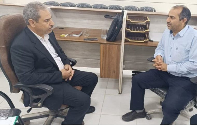 دیدار رئیس مخابرات فلاورجان با نماینده مجلس این شهرستان 