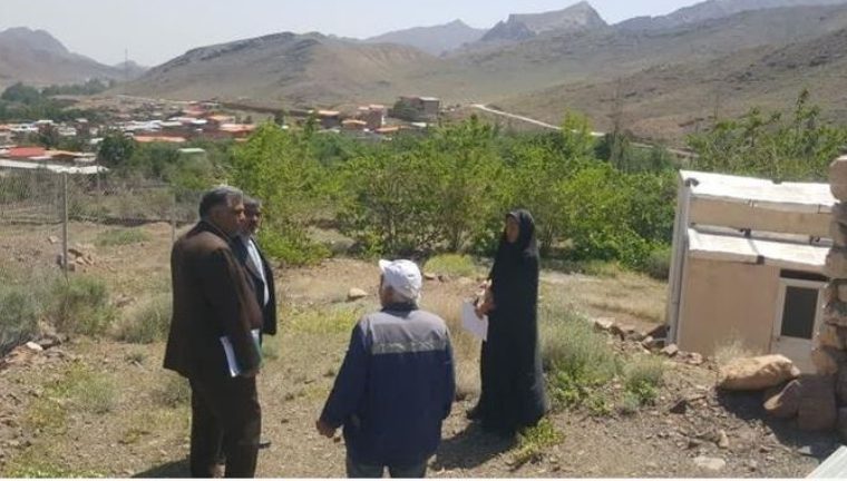 مشارکت آبفا در احداث تاسیسات آب شرب روستای غیر تحت پوشش کمجان
