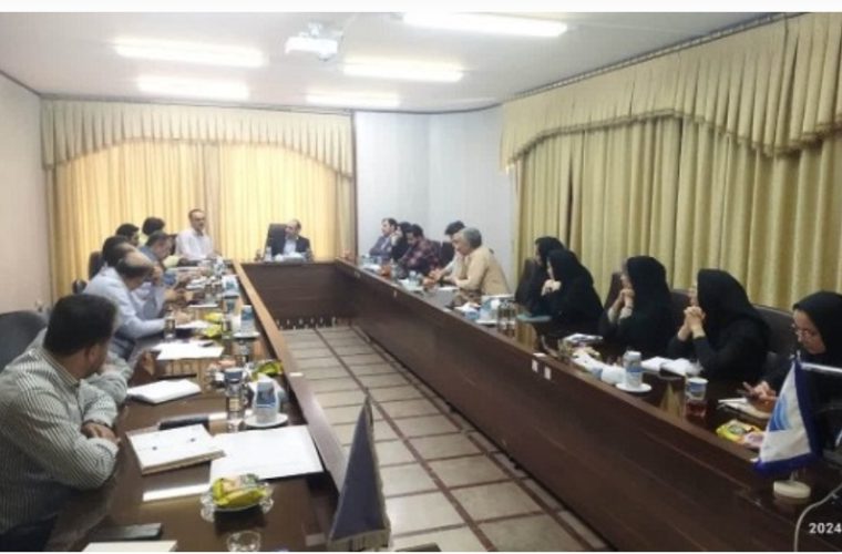 جلسه بررسی معضلات فرونشست در شرکت آب منطقه ای اصفهان