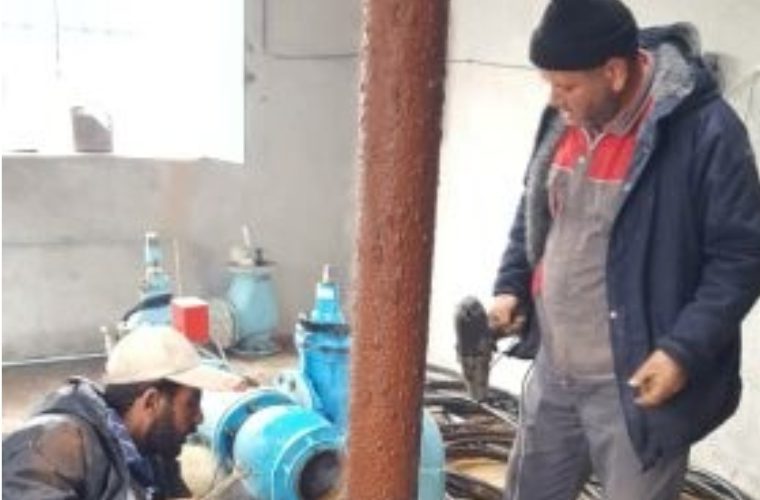 تعویض پمپ چاه شماره یک دهاقان