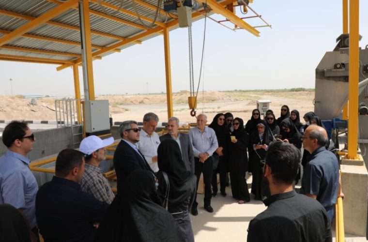 برگزاری تور خبرنگاری اصحاب رسانه اصفهان  از احداث مدول دوم تصفیه خانه فاضلاب فولادشهر