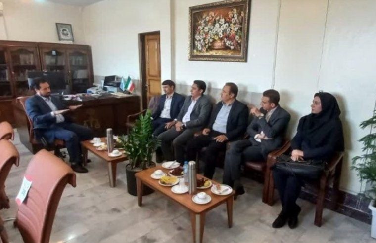 دیدار رئیس اداره مخابرات مبارکه با دادستان شهرستان